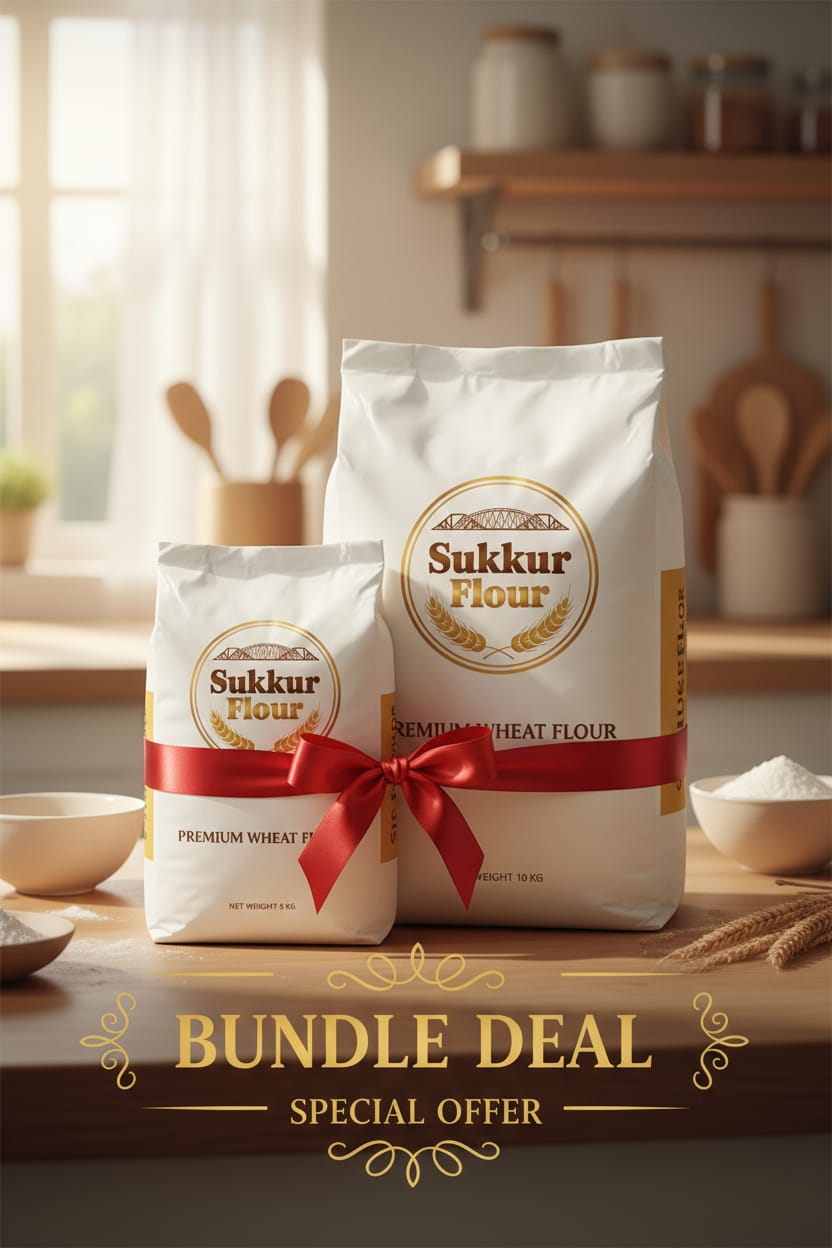 Premium Chakki Atta Deal 3  - 10+5 kg